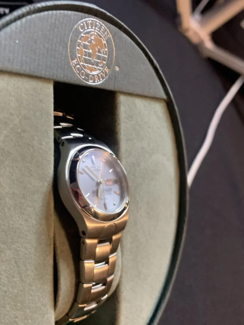 Citizen Eco-Drive Silver Women’s Watch - CTZ -B8033 Ron Fenway Racing Editon